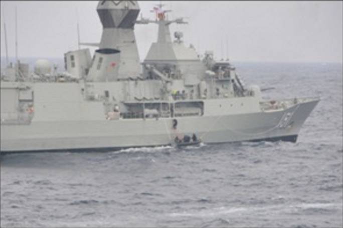 VBSS Onboard HMAS Arunta